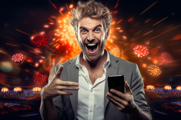Aplikasi baccarat lato99 di layar mobile menampilkan live dealer dan antarmuka taruhan